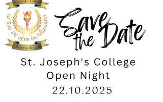 Save the Date Open Evening